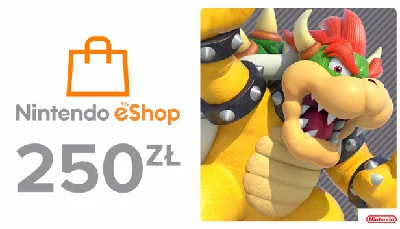 Nintendo eShop пополнение на 250 ZL (Польша) -%