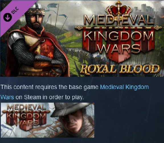 Medieval Kingdom Wars - Royal Blood DLC ✅ Steam GLOBAL