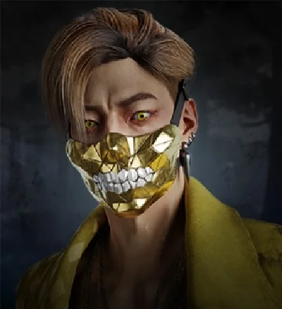 🔑KEY Dead by Deylight THE TRICKSTER: Golden Skull Mask