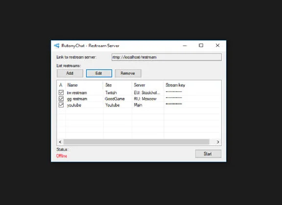 RutonyChat - Restream Server - DLC STEAM GIFT RUSSIA
