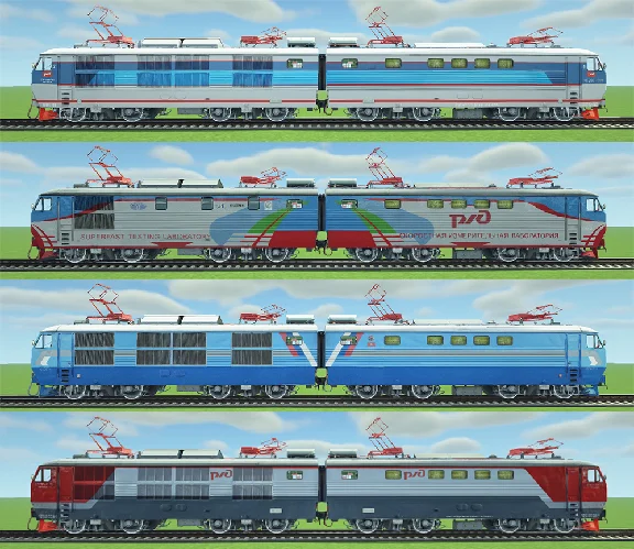 Electric locomotive CHS200 for Minecraft