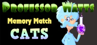 Professor Watts Memory Match Cats STEAM KEY + 🎁