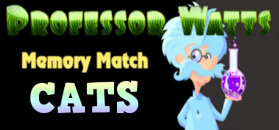 Professor Watts Memory Match Cats STEAM KEY + 🎁