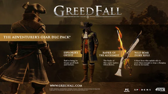 GreedFall - Adventurer’s Gear DLC - DLC STEAM GIFT РОСС