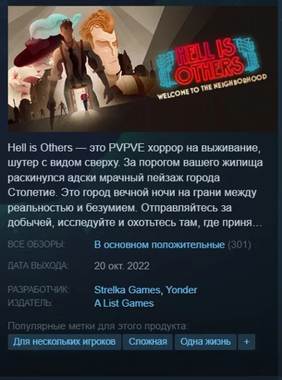 🩸Hell is Others {Steam Key/Global/ROW} + Gift🎁