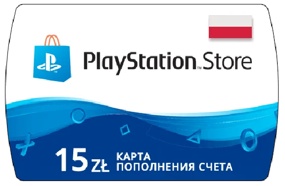 PlayStation Network Card 15 PLN (PL) 🔵Poland