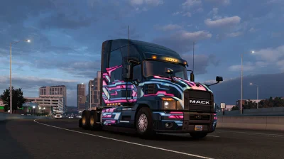 American Truck Simulator - Retrowave Paint Jobs Pack DL