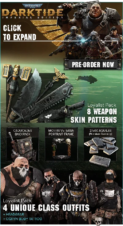 Warhammer 40,000: Darktide Imperial edition gift Turkey