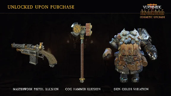 Vermintide 2 - Outcast Engineer Cosmetic Upgrade STEAM