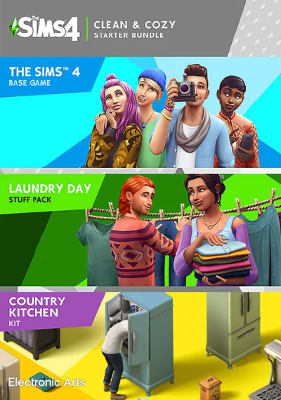 The Sims 4  standart + 2 DLC Bundle Origin Key ROW