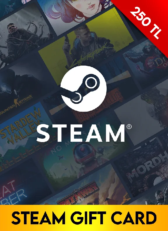 ✅✅✅ Steam📍250 TL📍КАРТА ПОПОЛНЕНИЯ📍Турция ❤️ Стим