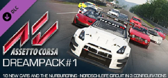 Assetto Corsa Dream Pack 1   DLC STEAM    KEY ROW