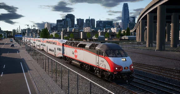 Train Sim World Caltrain MP36PH3C Baby Bullet DLC