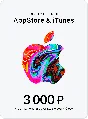 ✅🎁 iTunes gift card, App Store (RU) 3000 rub