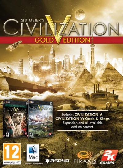 CIVILIZATION V GOLD EDITION / ENGLISH / STEAM / GLOBAL