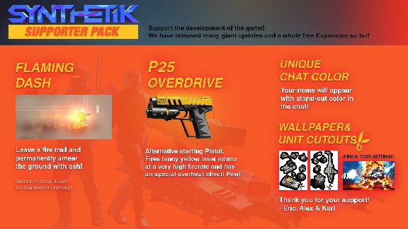 SYNTHETIK - Supporter Pack STEAM•RU ⚡️АВТОДОСТАВКА 💳0%