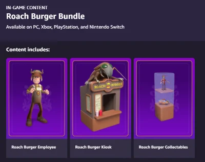 Two point campus 🔑 Roach Burger Bundle 🔵🔴🔵