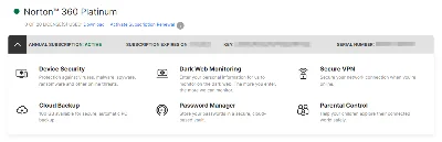 Norton 360 Platinum 20 devices / до 12 августа 2026