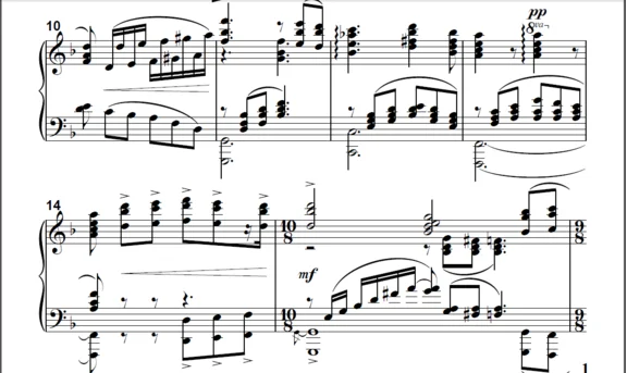 9s25 The Farewell. P.Mayboroda - P.Zakharov / p-no solo