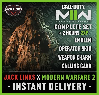 ✅JACK LINK´S GHILLIE SUIT SKIN✅Full set | COD MW2