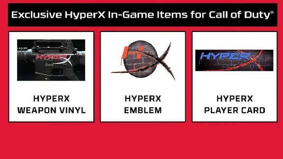 HyperX - COD Modern Warfare 2: Cкин, Эмблема и Карточка