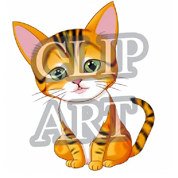 Clipart cats, kittens.