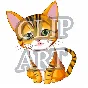 Clipart cats, kittens.