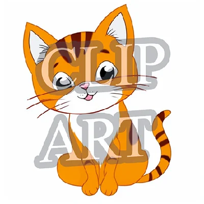 Clipart cats, kittens.