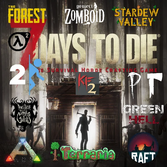 7 Days to Die❤️Survival Pack 14games❤️Offline mode