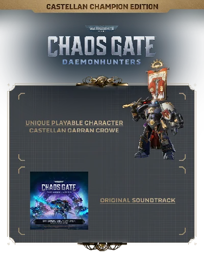 🔑Warhammer 40,000 Chaos Gate Daemonhunters Castellan