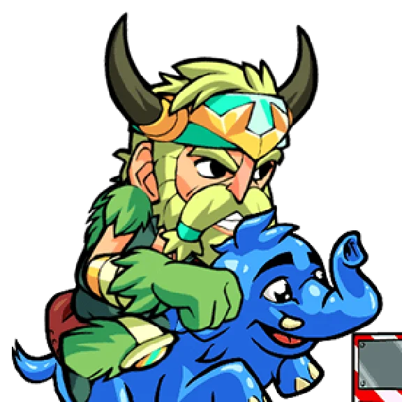 Brawlhalla. Mammoth Ride Emote