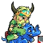 Brawlhalla. Mammoth Ride Emote