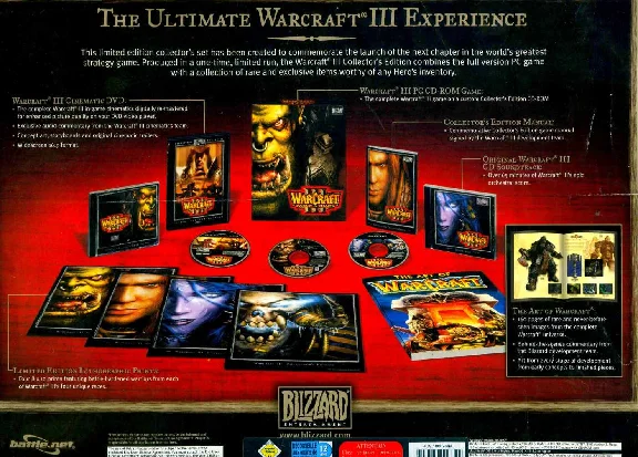Warcraft III Collectors Edition с доставкой + Frozen Th
