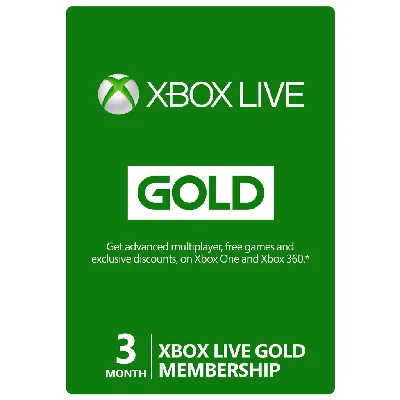 🔥XBOX LIVE GOLD 3 MONTHS Global🌎💳0%💎GUARANTEE🔥