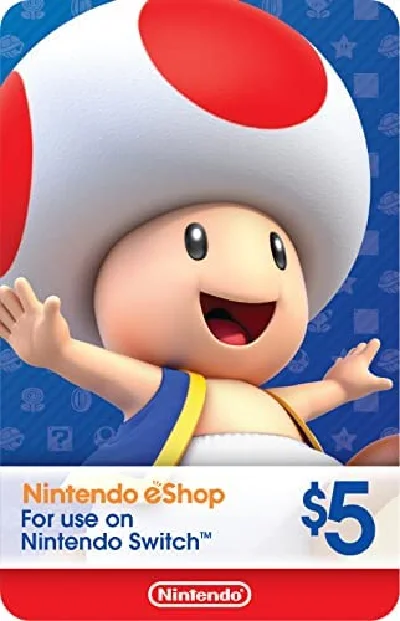 Подарочная Карта Nintendo eShop - 5$