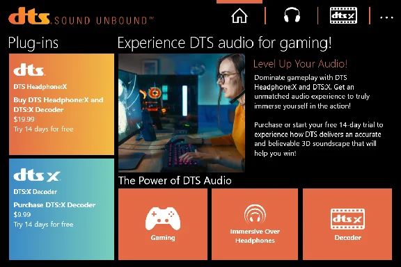 DTS Headphone:X (WIN/XBOX) DTS Sound Unbound 🔑KEY+🎁