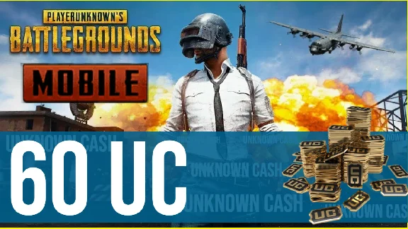⭐PUBG Mobile 60 UC Unknown Cash🔑 KEY