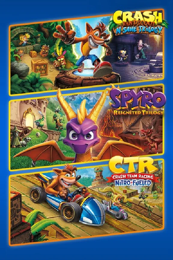 ✅ Crash™ + Spyro™ Triple Play Bundle Xbox activation
