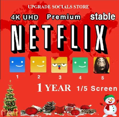 🎄 NETFLIX 4K ULTRA HD PREMIUM 1 YEAR 👑 5 PROFILES💎