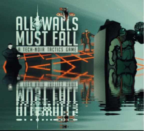 ✅All Walls Must Fall - A Tech-Noir Tactics Game ⭐Steam⭐