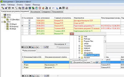 Document control and instructions