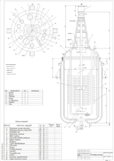 Drawing reactor (the polymerizer)