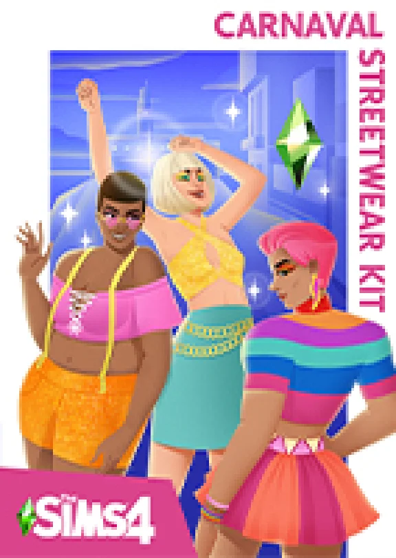 THE SIMS 4 Carnaval Streetwaer Kit / GLOBAL / MULTILANG