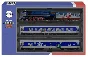 Steam locomotive P36 with two cars (Santa Claus train)