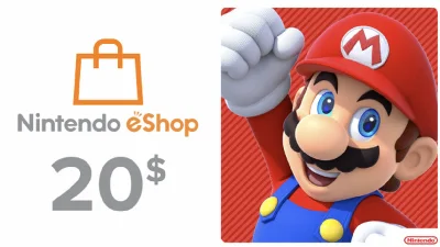 🔥Nintendo eShop Gift Card 20$ - USA🇺🇸 (Instant)