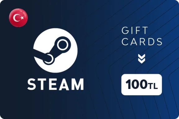 ⚫Steam Wallet ⚡️ Gift Card - 100 TL (Turkey)  No fee
