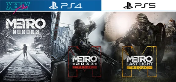 Metro Redux ; Exodus | Metro saga | PS4 ; PS5 | rent