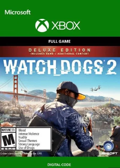 WATCH DOGS 2 DELUXE EDITION ✅XBOX KEY