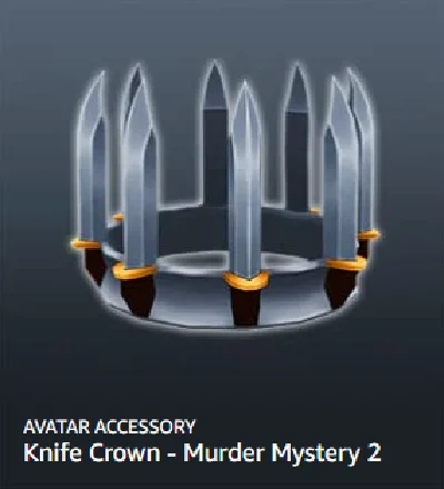 ✅🔥KEY🔥✅Roblox✅🔥Knife Crown - Murder Mystery 2🔥✅