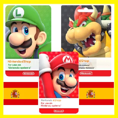⭐️ALL GIFT CARD⭐🇪🇸Nintendo eShop Gift Card 15-150 EUR